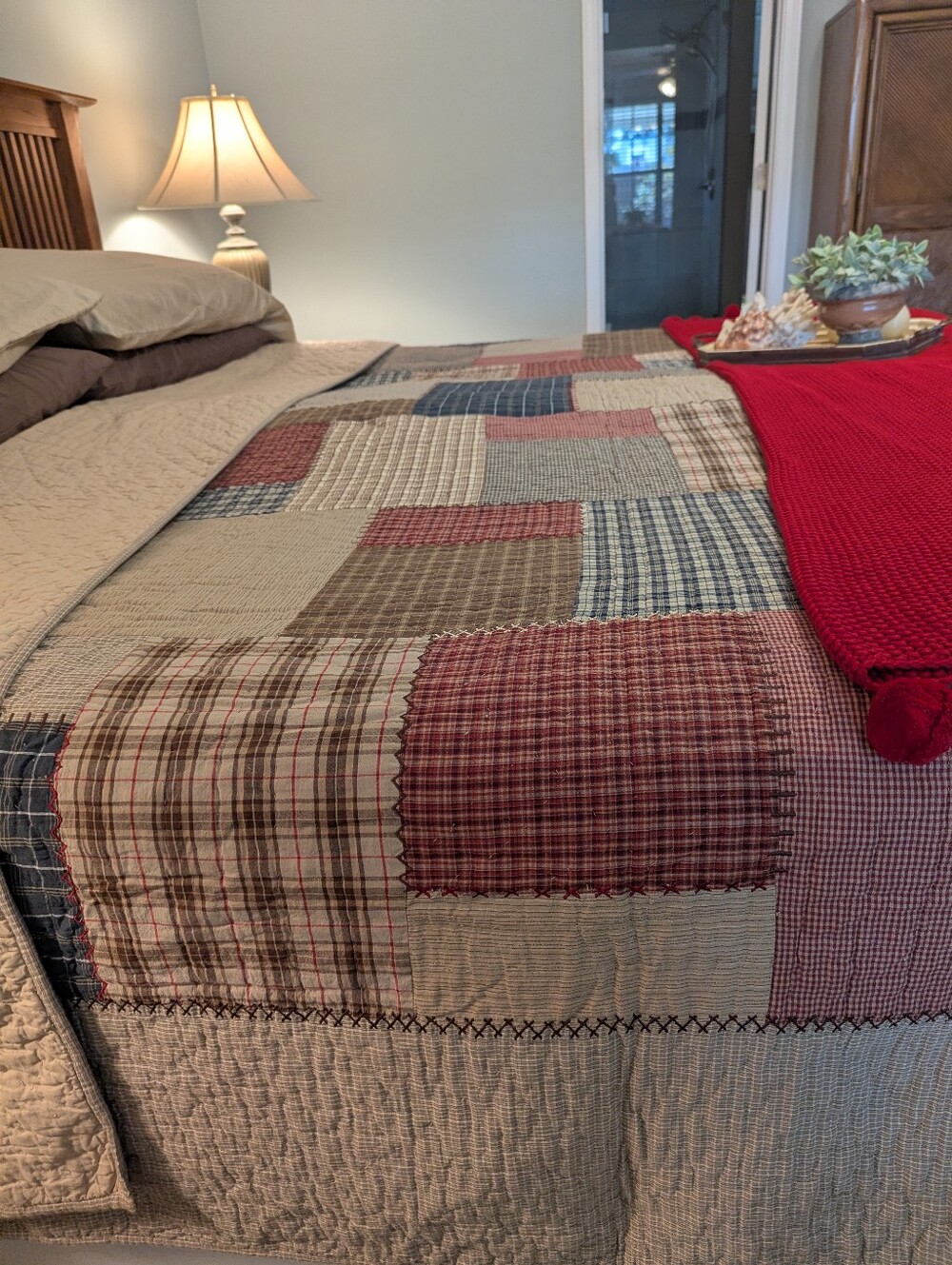 Daniel Cremeux Patchwork California King Quilt - Picture 5 of 10